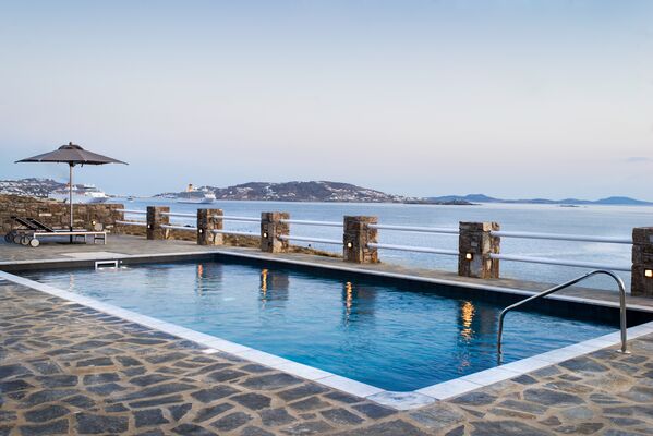 Holidays at Alkistis Hotel in Agios Stefanos, Mykonos