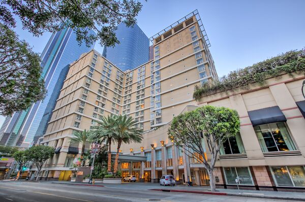 Holidays at Omni Los Angeles Hotel at California Plaza in Los Angeles, California
