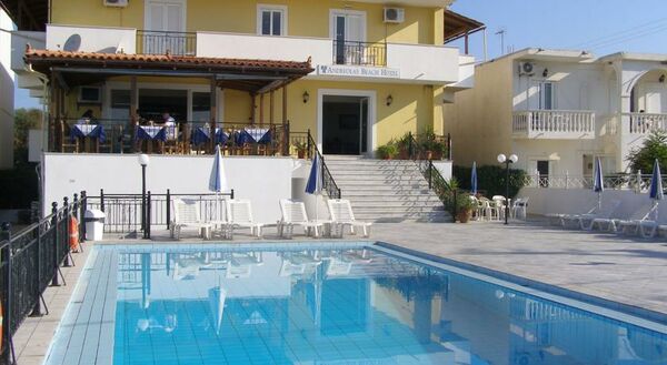 Holidays at Andreolas Beach Hotel in Laganas, Zante