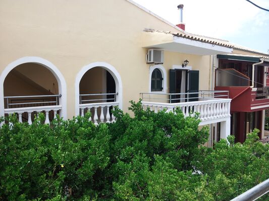 Holidays at Beachfront Salvanos Apartments in Acharavi, Corfu