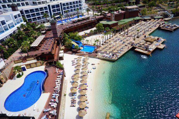 Holidays at Delta Beach Resort Hotel in Yalikavak, Bodrum Region