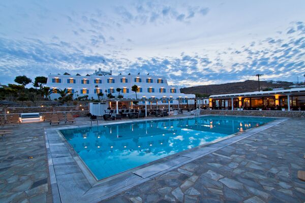 Holidays at Yiannaki Hotel in Ornos, Mykonos