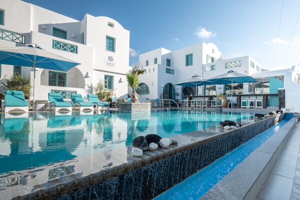 Holidays at Anastasia Princess Hotel in Perissa, Santorini