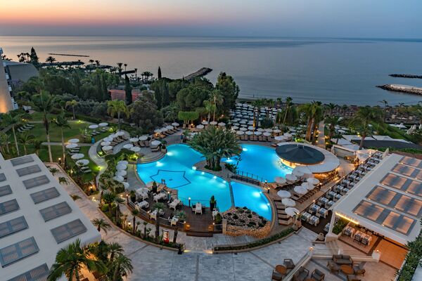 Holidays at Mediterranean Beach Hotel in Limassol, Cyprus