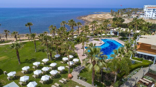 Holidays at Aquamare Beach Hotel in Paphos, Cyprus