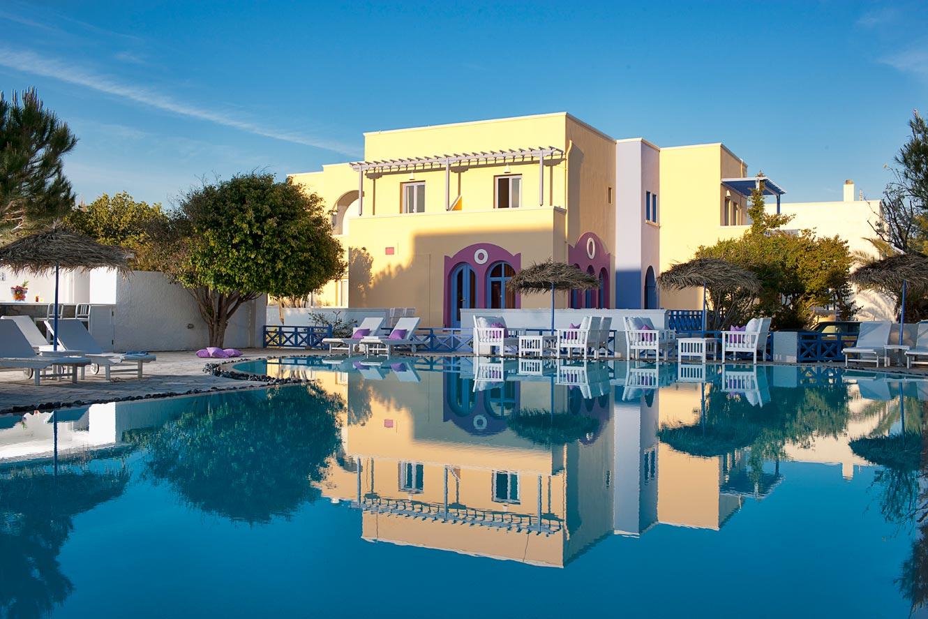 Holidays at Acqua Vatos Hotel in Kamari, Santorini