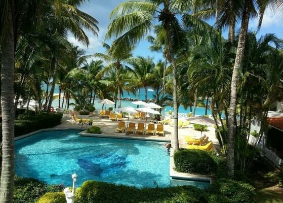 View from the beach - Picture of Coco Reef Resort & Spa, Tobago