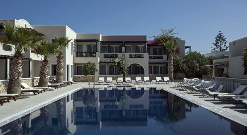 Rose Bay Hotel, Kamari, Santorini, Greece. Book Rose Bay Hotel online