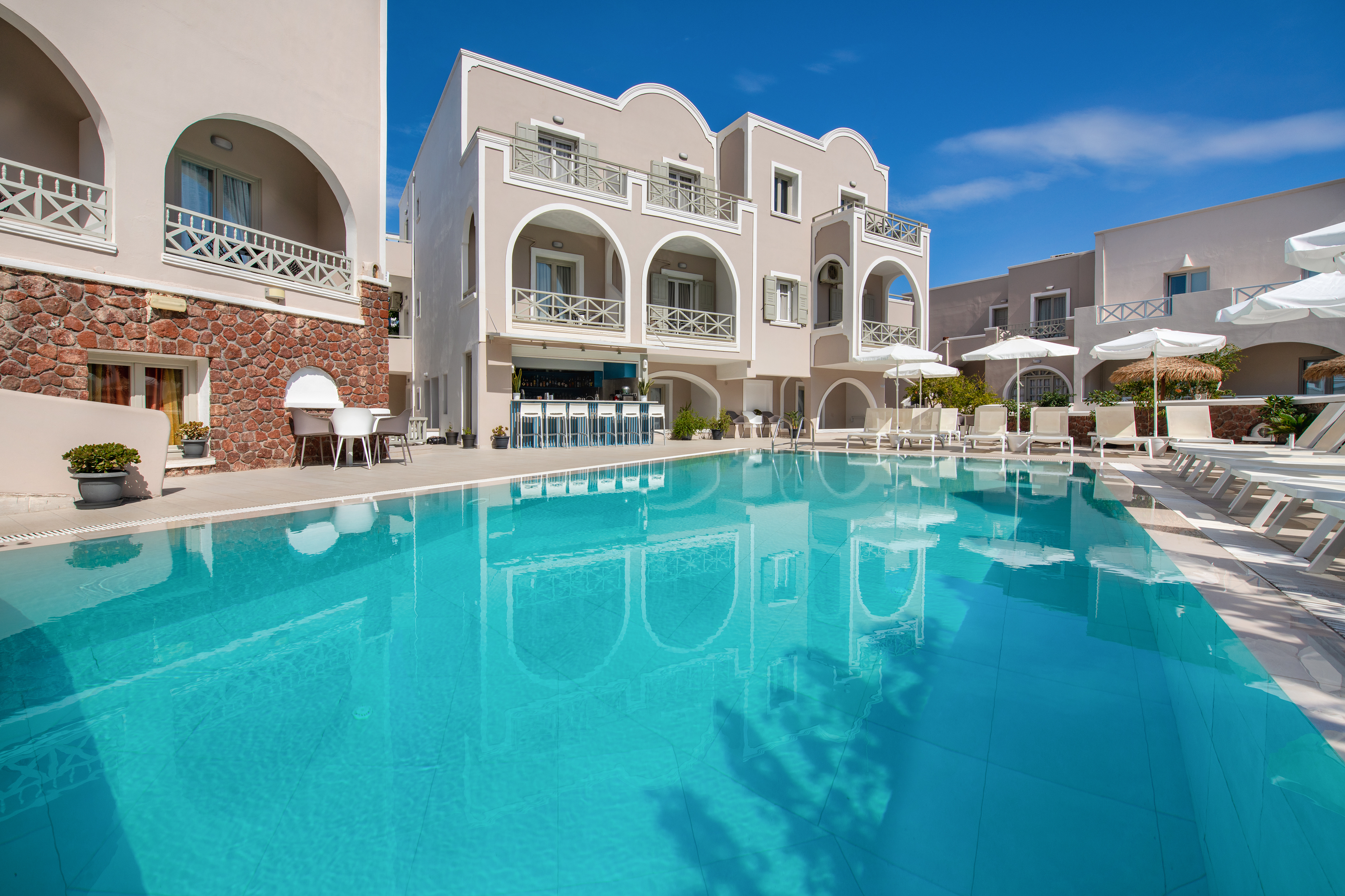 Holidays at Fomithea Hotel in Kamari, Santorini
