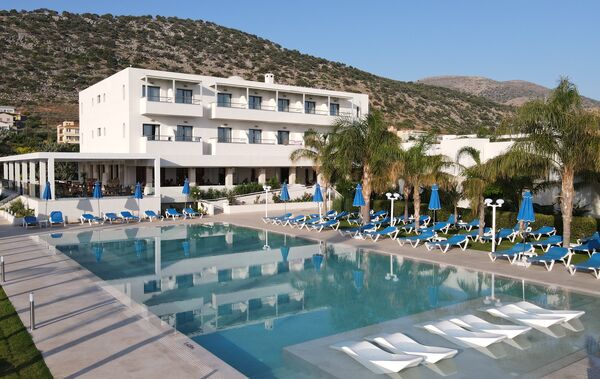 Holidays at Kyknos Beach Hotel & Bungalows in Malia, Crete
