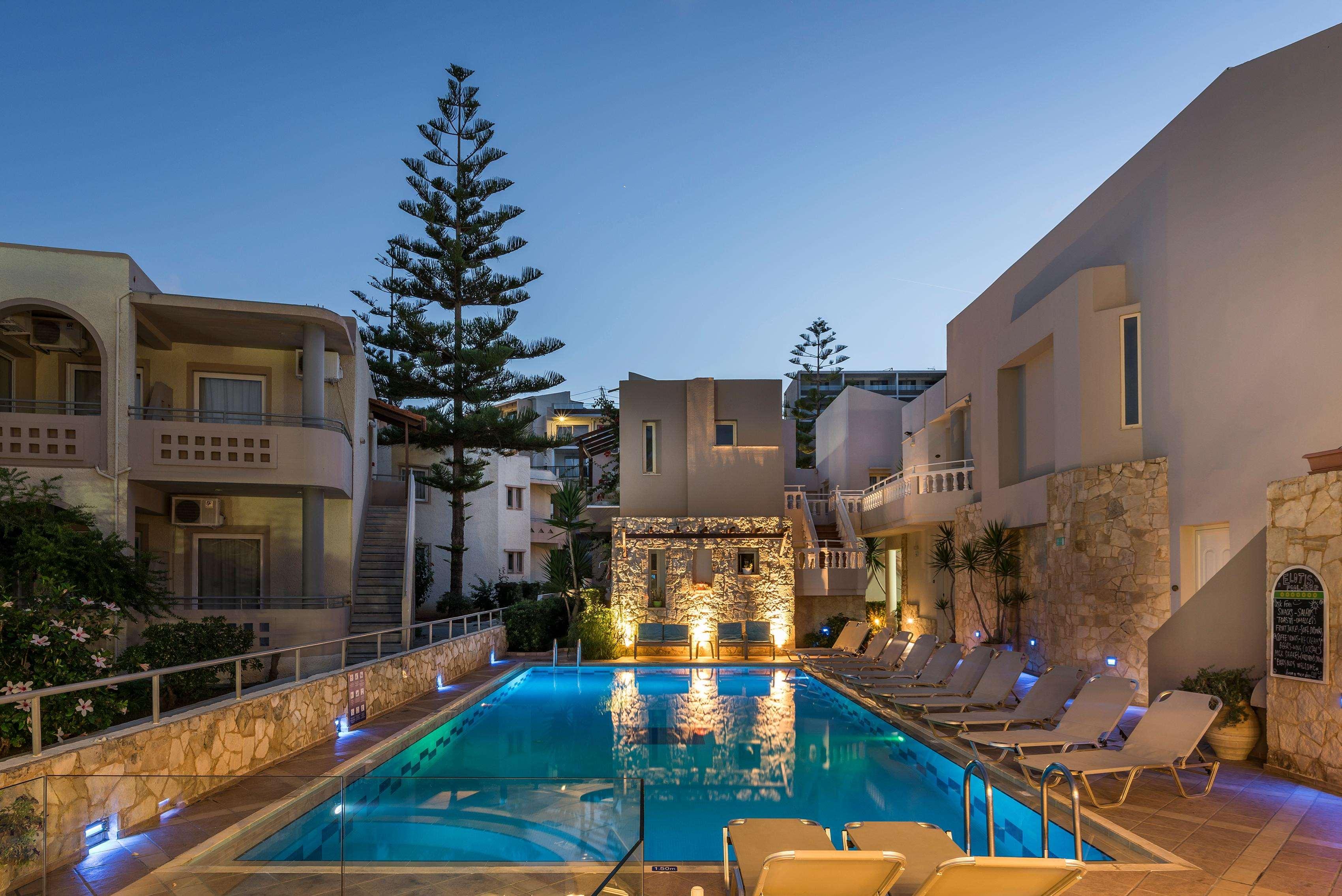 Holidays at Elotis Suites Hotel in Agia Marina, Crete