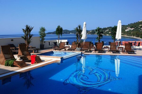 Holidays at Aria Hotel in Megali Amos, Skiathos