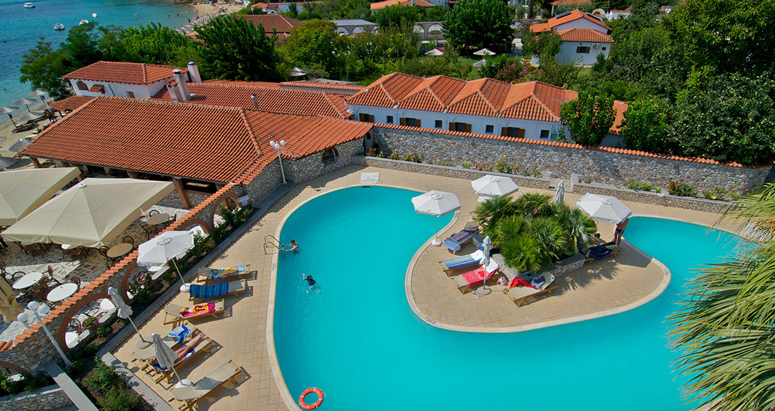 Holidays at Esperides Beach Hotel in Achladies, Skiathos